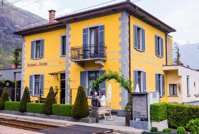Ristorante Della Stazione Da Yanelo Bed & Breakfast Intragna Dış mekan fotoğraf